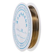 Smykkewire af kobber. Antik bronze. 0.8 mm
